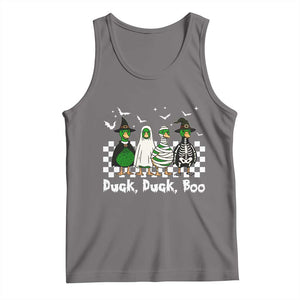 Halloween Duck Duck Boo Tank Top Funny Spooky Gift TS12 Deep Heather Print Your Wear