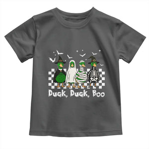 Halloween Duck Duck Boo Toddler T Shirt Funny Spooky Gift TS12 Dark Heather Print Your Wear
