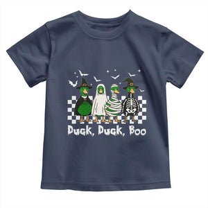 Halloween Duck Duck Boo Toddler T Shirt Funny Spooky Gift TS12 Navy Print Your Wear