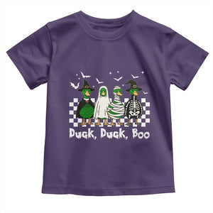 Halloween Duck Duck Boo Toddler T Shirt Funny Spooky Gift TS12 Purple Print Your Wear