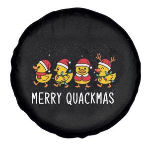 Funny Christmas Duck Spare Tire Cover Merry Quackmas Gift TS12 Print Your Wear
