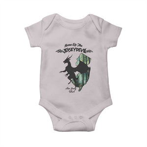 Home Of The Jersey Devil Baby Onesie Cryptid Gift TS12 Ice Gray Print Your Wear