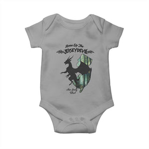 Home Of The Jersey Devil Baby Onesie Cryptid Gift TS12 Sport Gray Print Your Wear