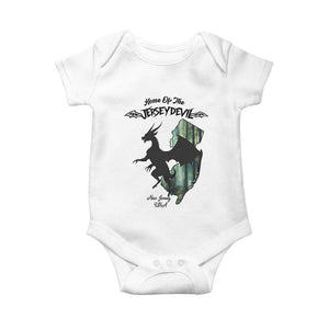 Home Of The Jersey Devil Baby Onesie Cryptid Gift TS12 White Print Your Wear