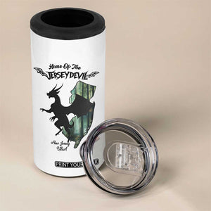 Home Of The Jersey Devil 4 in 1 Can Cooler Tumbler Cryptid Gift TS12 Print Your Wear