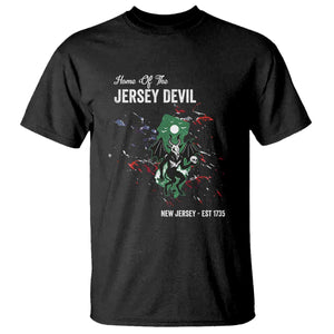 Jersey Devil T Shirt Home Of New Jersey Est 1735 Cryptid Gift TS12 Black Print Your Wear