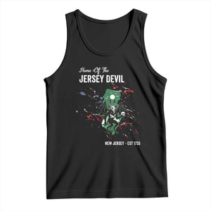 Jersey Devil Tank Top Home Of New Jersey Est 1735 Cryptid Gift TS12 Black Print Your Wear