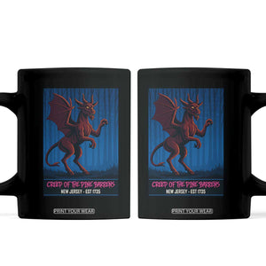 Jersey Devil Coffee Mug Creep Of The Pine Barrens New Jersey Est 1735 TS12 Black Print Your Wear