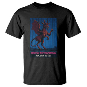 Jersey Devil T Shirt Creep Of The Pine Barrens New Jersey Est 1735 TS12 Black Print Your Wear