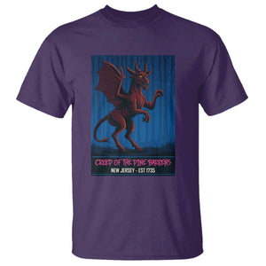 Jersey Devil T Shirt Creep Of The Pine Barrens New Jersey Est 1735 TS12 Purple Print Your Wear