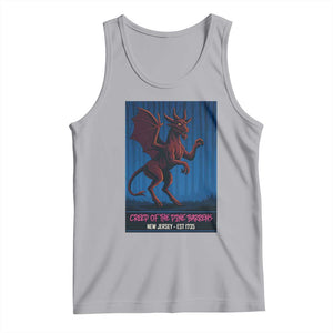 Jersey Devil Tank Top Creep Of The Pine Barrens New Jersey Est 1735 TS12 Athletic Heather Print Your Wear