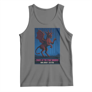 Jersey Devil Tank Top Creep Of The Pine Barrens New Jersey Est 1735 TS12 Black Heather Print Your Wear