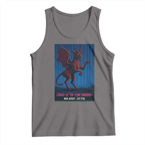 Jersey Devil Tank Top Creep Of The Pine Barrens New Jersey Est 1735 TS12 Deep Heather Print Your Wear