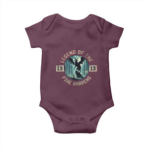 Jersey Devil Baby Onesie Cryptid Gift Legend Of The Pine Barrens TS12 Maroon Print Your Wear