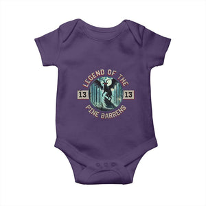 Jersey Devil Baby Onesie Cryptid Gift Legend Of The Pine Barrens TS12 Purple Print Your Wear