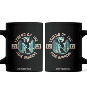 Jersey Devil Coffee Mug Cryptid Gift Legend Of The Pine Barrens TS12 Black Print Your Wear