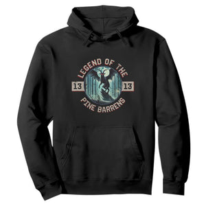 Jersey Devil Hoodie Cryptid Gift Legend Of The Pine Barrens TS12 Black Print Your Wear