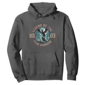Jersey Devil Hoodie Cryptid Gift Legend Of The Pine Barrens TS12 Dark Heather Print Your Wear
