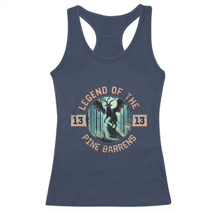 Jersey Devil Racerback Tank Top Cryptid Gift Legend Of The Pine Barrens TS12 Navy Print Your Wear