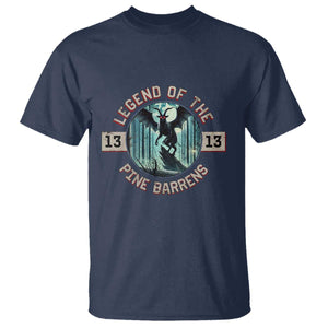 Jersey Devil T Shirt Cryptid Gift Legend Of The Pine Barrens TS12 Navy Print Your Wear