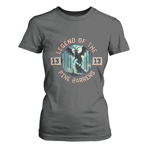 Jersey Devil T Shirt For Women Cryptid Gift Legend Of The Pine Barrens TS12 Dark Heather Print Your Wear