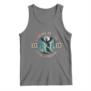 Jersey Devil Tank Top Cryptid Gift Legend Of The Pine Barrens TS12 Black Heather Print Your Wear