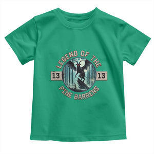 Jersey Devil Toddler T Shirt Cryptid Gift Legend Of The Pine Barrens TS12 Irish Green Print Your Wear