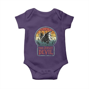 The Jersey Devil Baby Onesie Retro Vintage New Jersey Cryptid TS12 Purple Print Your Wear