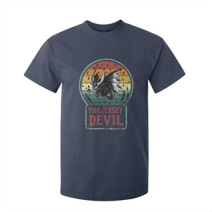 The Jersey Devil T Shirt For Kid Retro Vintage New Jersey Cryptid TS12 Navy Print Your Wear