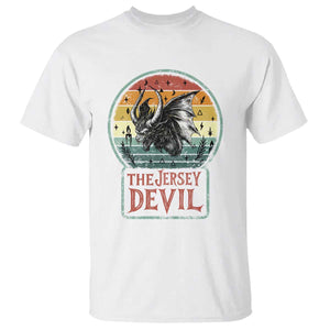 The Jersey Devil T Shirt Retro Vintage New Jersey Cryptid TS12 White Print Your Wear