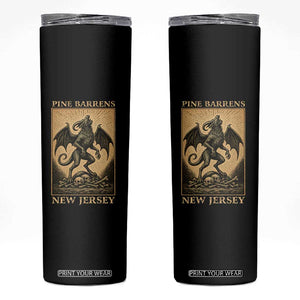 Jersey Devil Skinny Tumbler Gothic Horror Gift Pine Barrens New Jersey TS12 Black Print Your Wear