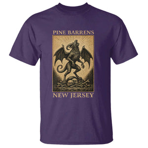 Jersey Devil T Shirt Gothic Horror Gift Pine Barrens New Jersey TS12 Purple Print Your Wear