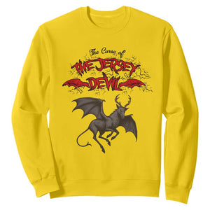 Jersey Devil Sweatshirt The Curse Of The Cryptid Gothic Horror Gift TS12 Daisy Print Your Wear