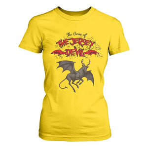 Jersey Devil T Shirt For Women The Curse Of The Cryptid Gothic Horror Gift TS12 Daisy Print Your Wear