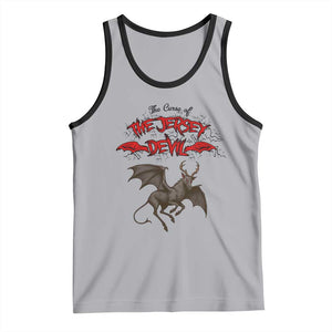 Jersey Devil Tank Top The Curse Of The Cryptid Gothic Horror Gift TS12 Athletic Heather Black Print Your Wear