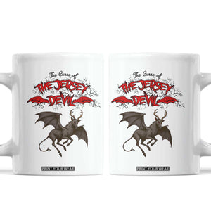 Jersey Devil Coffee Mug The Curse Of The Cryptid Gothic Horror Gift TS12 White Print Your Wear