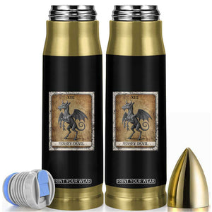 Jersey Devil Bullet Tumbler Horror Tarot Card Urban Legends Gift TS12 Black Print Your Wear
