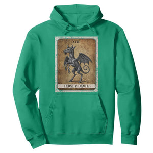 Jersey Devil Hoodie Horror Tarot Card Urban Legends Gift TS12 Irish Green Print Your Wear