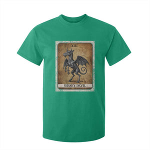 Jersey Devil T Shirt For Kid Horror Tarot Card Urban Legends Gift TS12 Irish Green Print Your Wear