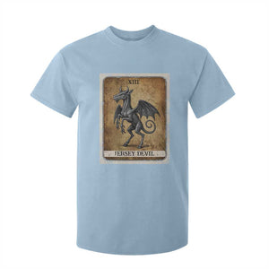 Jersey Devil T Shirt For Kid Horror Tarot Card Urban Legends Gift TS12 Light Blue Print Your Wear