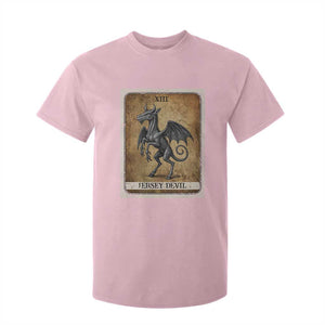 Jersey Devil T Shirt For Kid Horror Tarot Card Urban Legends Gift TS12 Light Pink Print Your Wear
