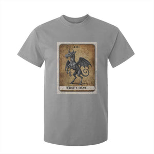 Jersey Devil T Shirt For Kid Horror Tarot Card Urban Legends Gift TS12 Sport Gray Print Your Wear