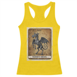 Jersey Devil Racerback Tank Top Horror Tarot Card Urban Legends Gift TS12 Daisy Print Your Wear