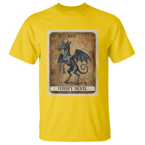 Jersey Devil T Shirt Horror Tarot Card Urban Legends Gift TS12 Daisy Print Your Wear