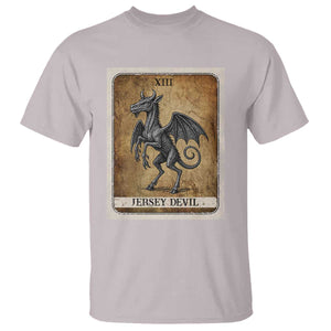 Jersey Devil T Shirt Horror Tarot Card Urban Legends Gift TS12 Ice Gray Print Your Wear