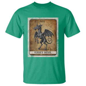 Jersey Devil T Shirt Horror Tarot Card Urban Legends Gift TS12 Irish Green Print Your Wear