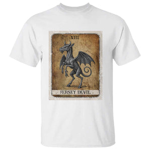 Jersey Devil T Shirt Horror Tarot Card Urban Legends Gift TS12 White Print Your Wear