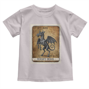 Jersey Devil Toddler T Shirt Horror Tarot Card Urban Legends Gift TS12 Ice Gray Print Your Wear