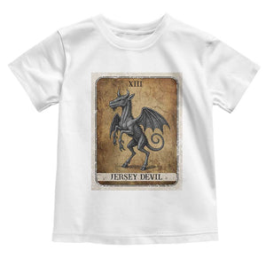Jersey Devil Toddler T Shirt Horror Tarot Card Urban Legends Gift TS12 White Print Your Wear