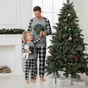 Jersey Devil Plaid Pajama Set Merry Cryptidmas Funny Xmas Gift TS12 White Plaid Print Your Wear